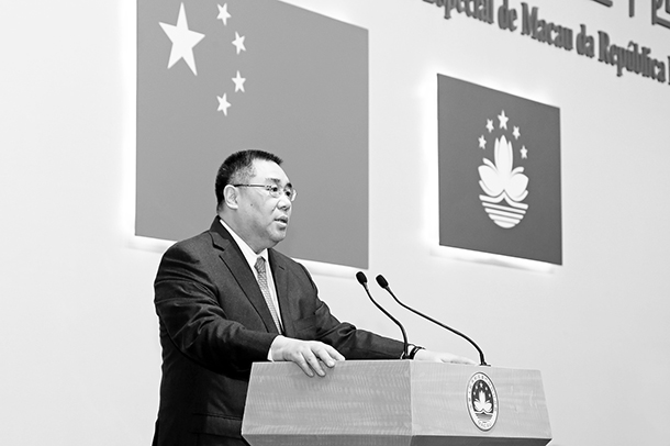 Águas marítimas | Chui Sai On participou em três encontros em Pequim