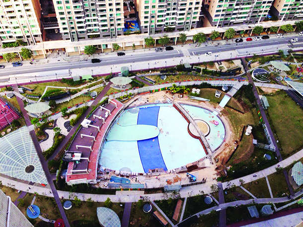 Parque Central | Bombas da piscina responsáveis por inundação no estacionamento