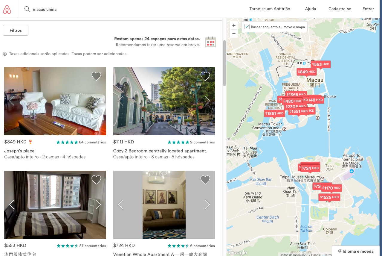 Turismo | Airbnb vai continuar a ser ilegal em Macau