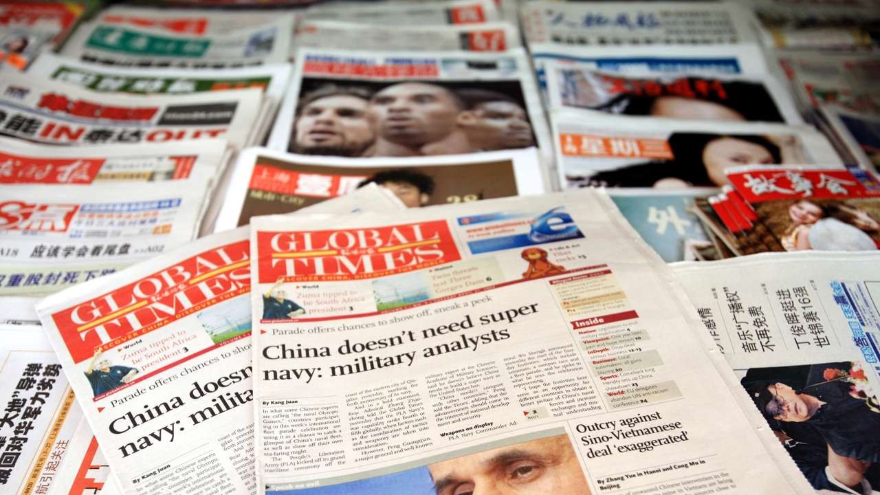 Global Times nega que China tenha morto espiões da CIA