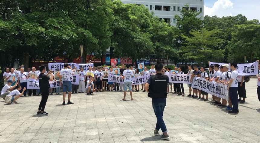 Shenzhen | Mais de 50 detidos por apoio a protesto por direitos sindicais