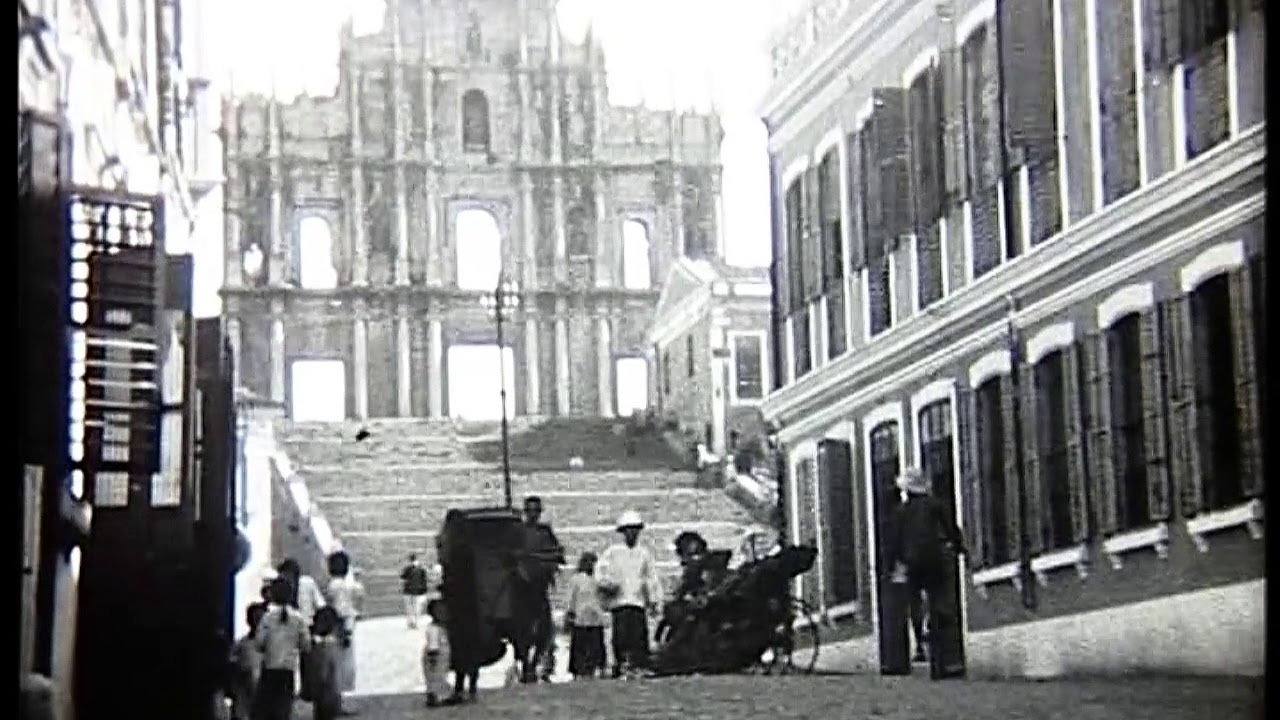 MACAU-SÉC XX- Antigo jogo de chá, para 6 pessoas,circa de 1930/40