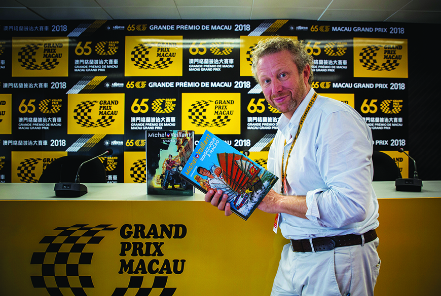 Philippe Graton, autor da BD “Michel Vaillant em Macau” | Uma saga familiar