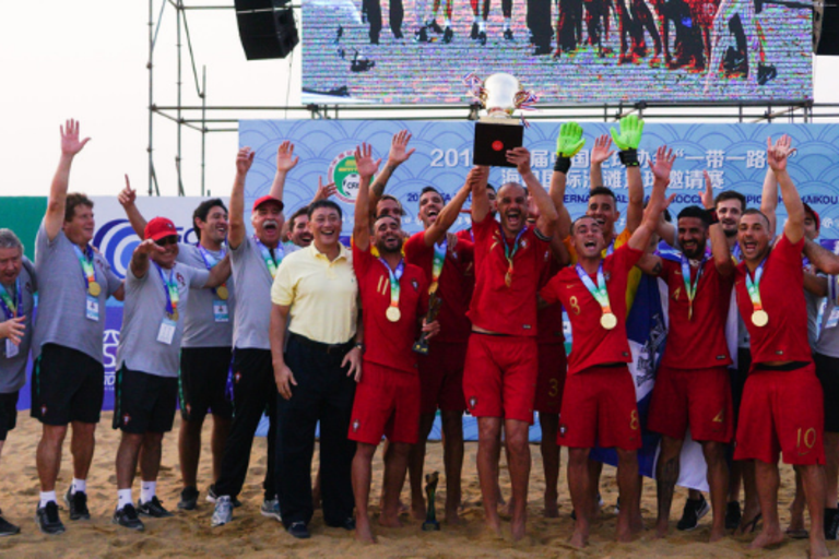 Portugal vence torneio da China de futebol de praia