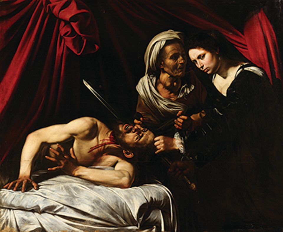 Quadro de Caravaggio, encontrado num sótão em França, mostrado em Toulouse antes de leilão