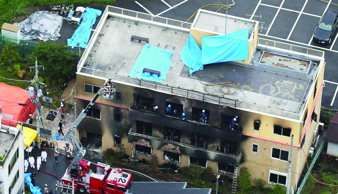 Japão | Suspeito de incêndio que matou 33 pessoas gritou “vocês vão morrer”