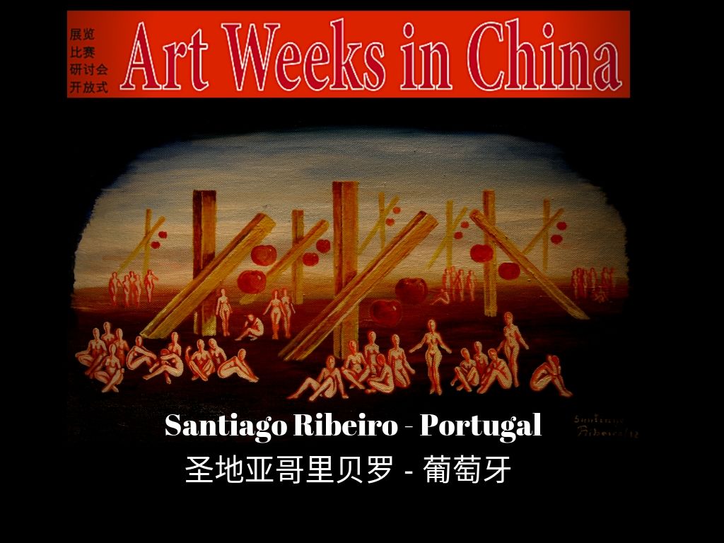 Exposição | Santiago Ribeiro leva pintura surrealista a Pequim