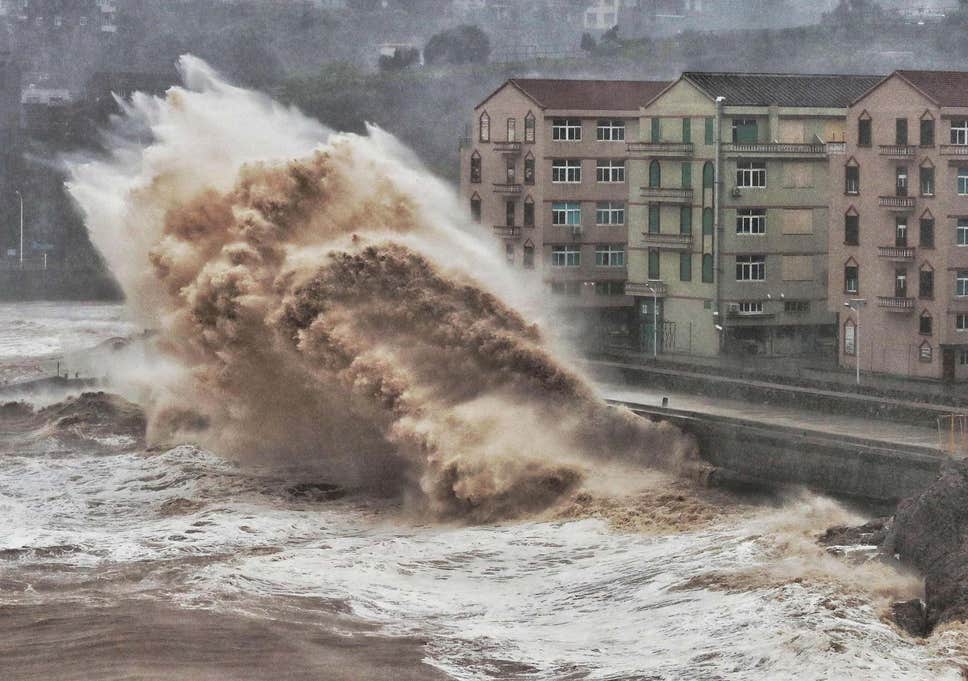 Sobe para 44 número de mortos devido a tufão no leste da China