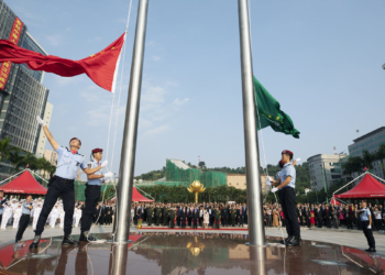 Dia Nacional comemorado em Macau com cerimónia do hastear da bandeira