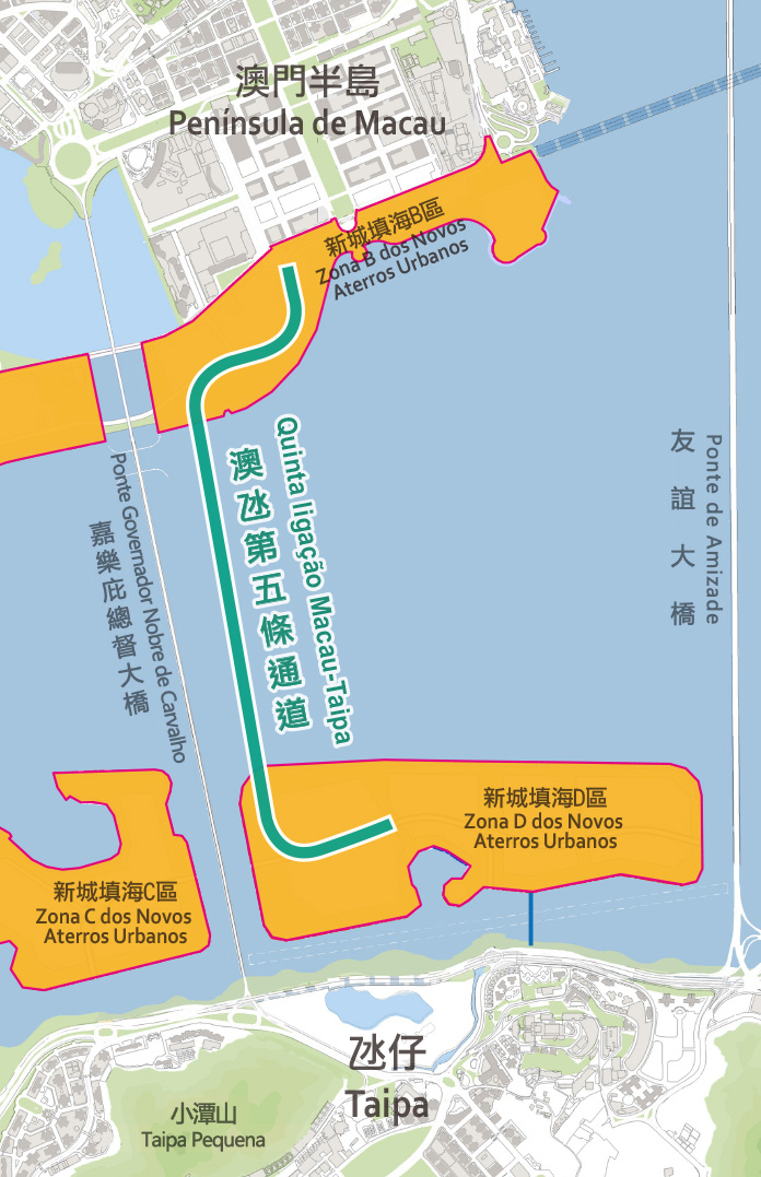 Quinta ponte Macau-Taipa | Nova consulta pública até 5 de Novembro 