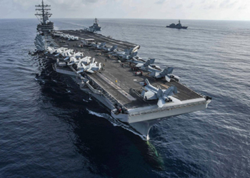 Mar das Filipinas | Porta-aviões dos EUA em manobras contra reivindicações chinesas