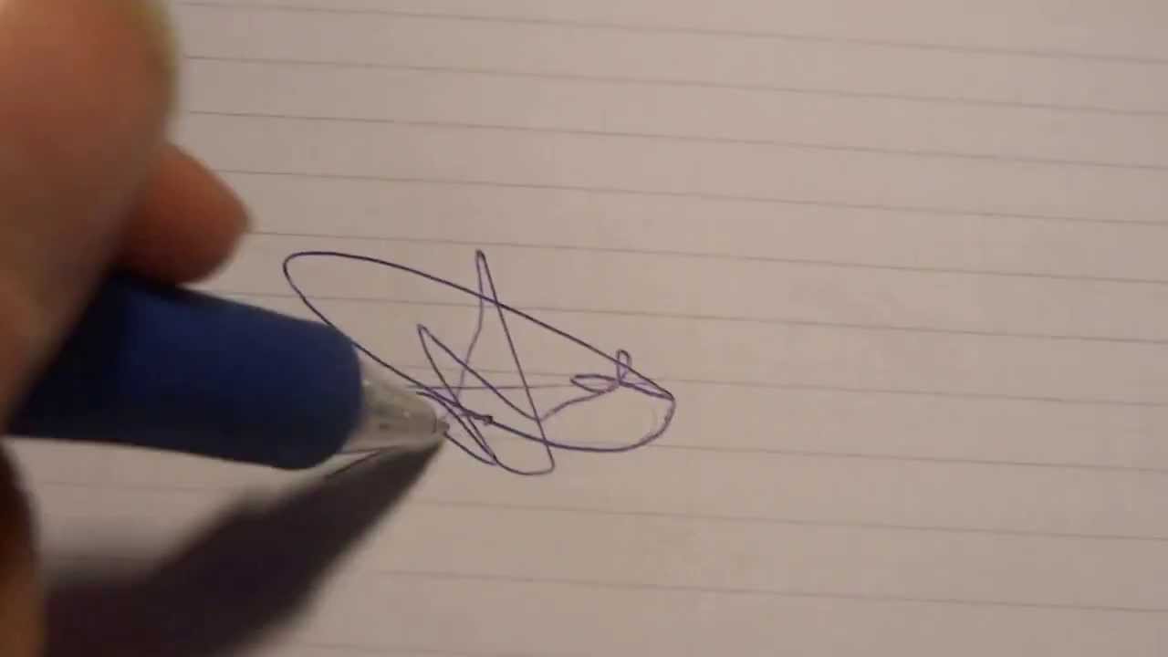 A assinatura do António