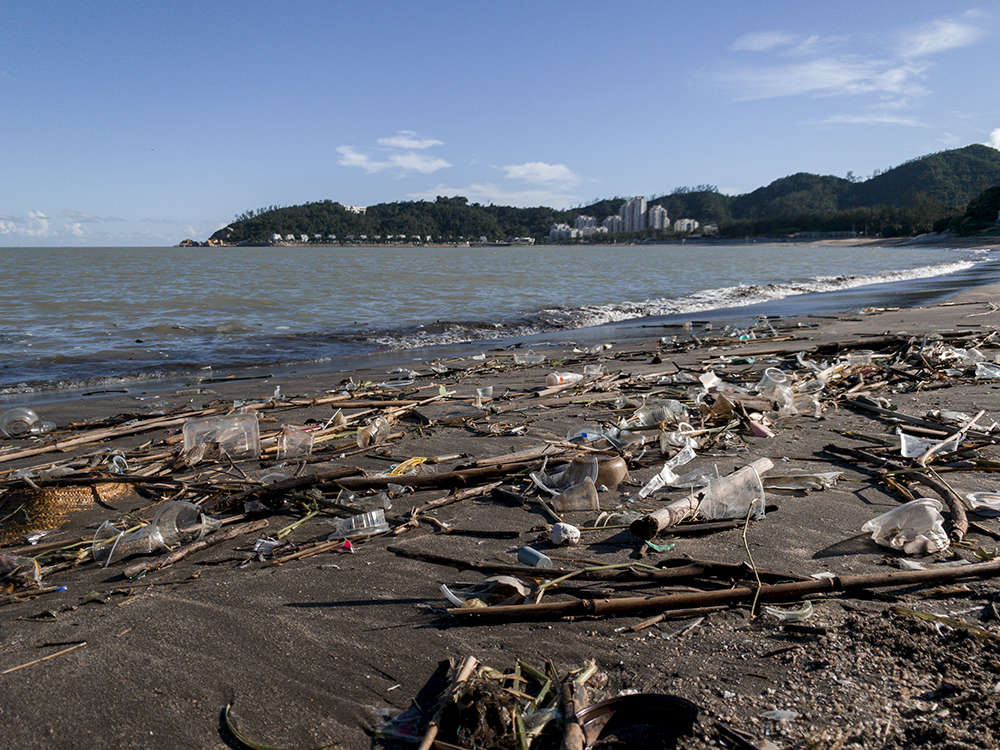 Encontradas 239 garrafas de plástico na costa de Macau