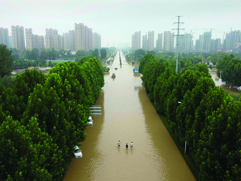 Inundações na China fazem pelo menos doze mortos