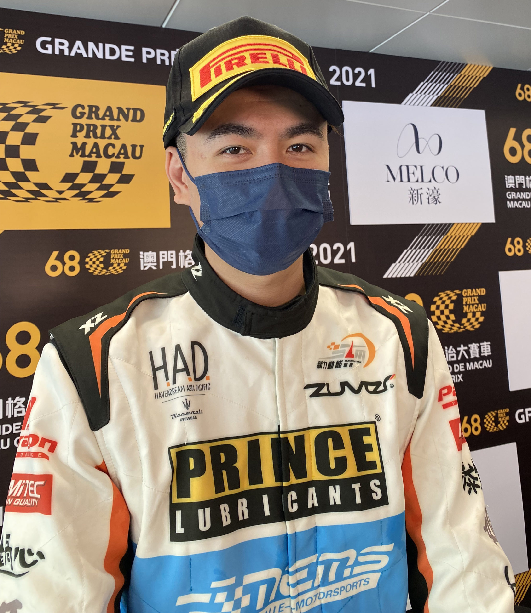 Sabino Osório Lei alcançou o segundo lugar da corrida de Carros de Turismo de Macau