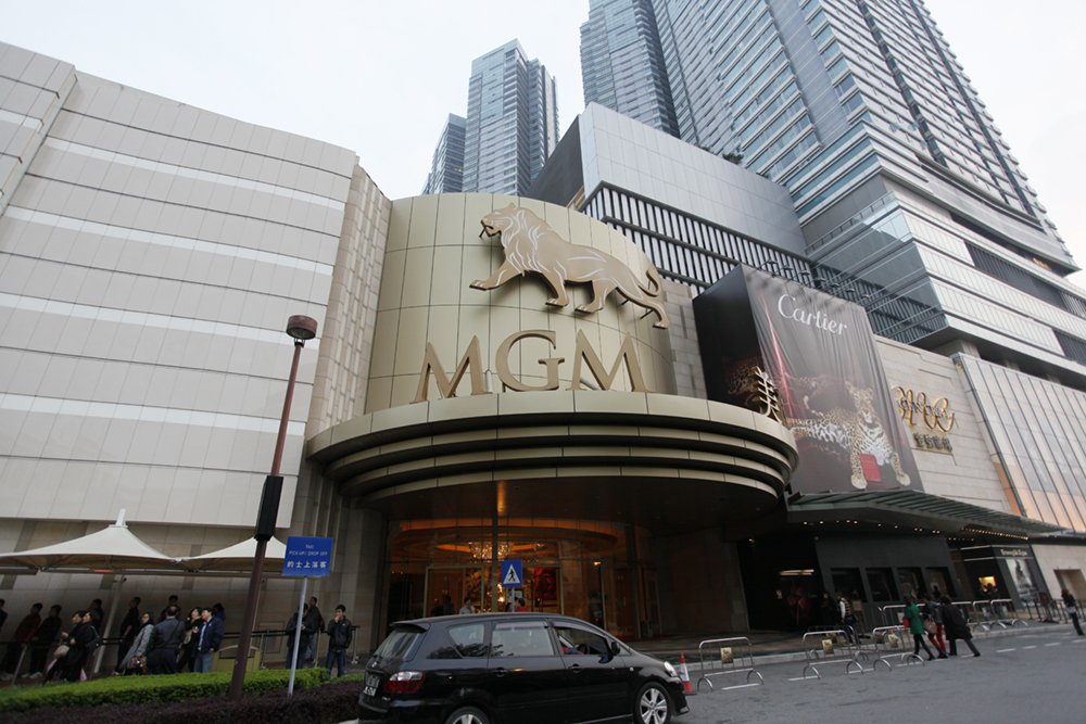 MGM China | Receitas líquidas subiram para 1,2 mil milhões dólares de HK