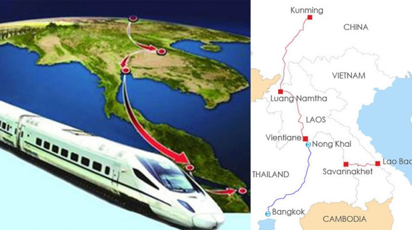 Comboios de alta velocidade vão ligar China e Tailândia