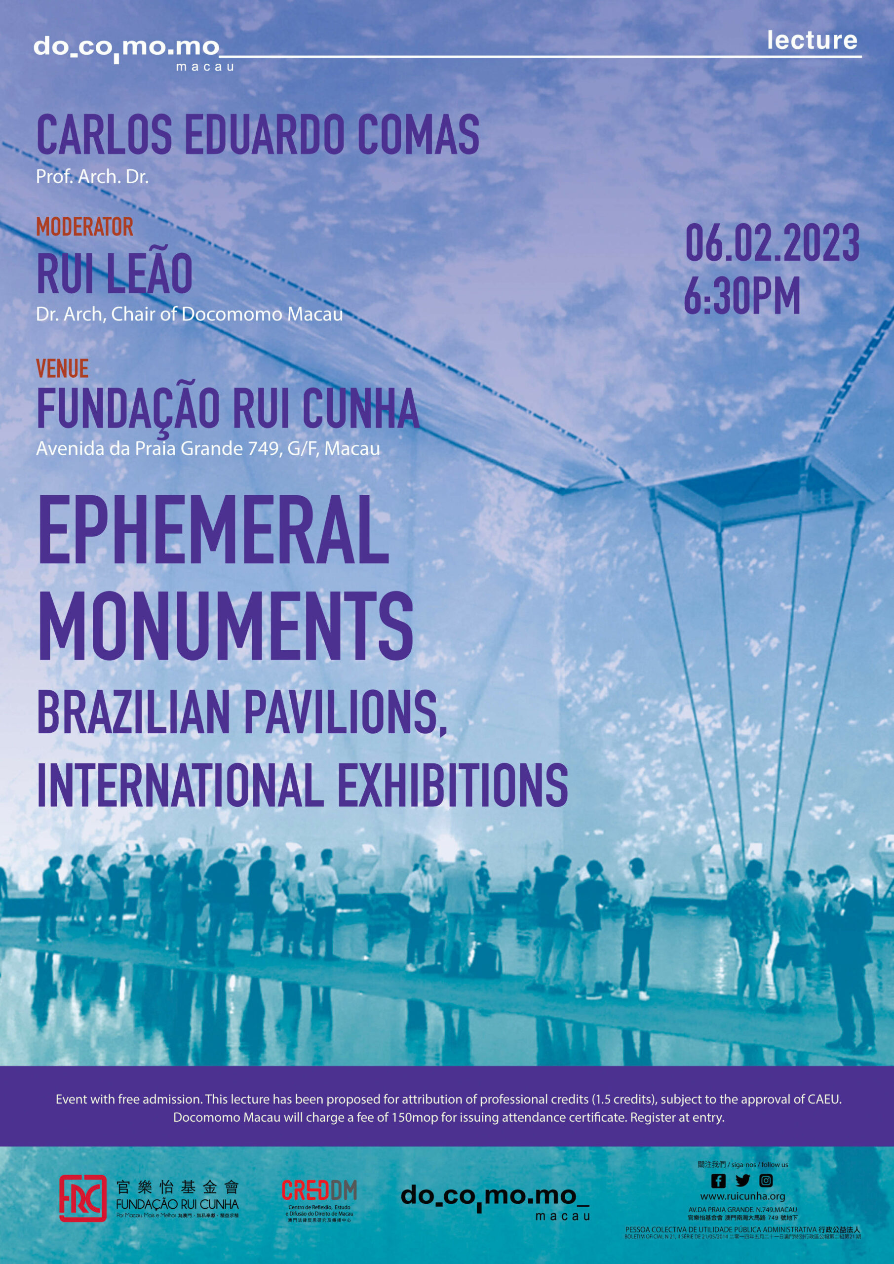 FRC | Arquitecto brasileiro Carlos Eduardo Comas dá palestra na segunda-feira