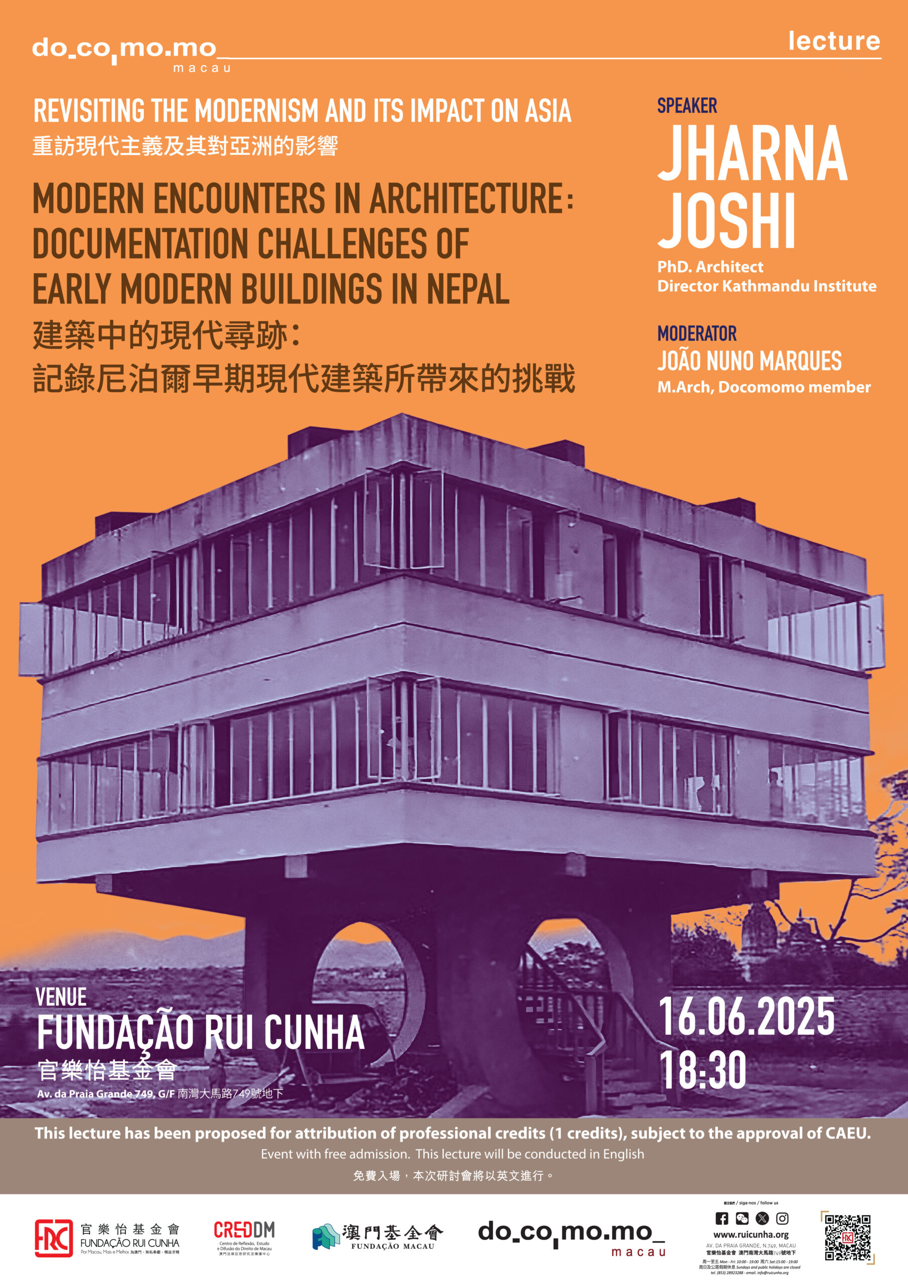 Docomomo traz a Macau sessão sobre arquitectura do Nepal