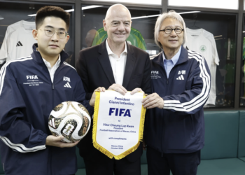 FIFA | Infantino inaugurou sede da Associação de Futebol de Macau